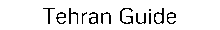 Tehran Guide logo dark